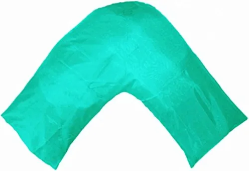 Miniatura 5 de TAOSON - Funda de almohada corporal de satén sedoso y suave, funda de almohada, protector de almohada, funda de cojín con cremalleras