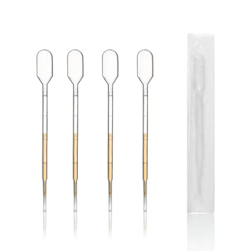 Miniatura 8 de ULAB Pipeta de transferencia estéril, pipetas de aceites esenciales, vol. 0.2 fl oz, 0.1 fl oz graduadas, intervalo de graduación de 0.0 fl oz