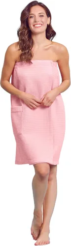 Miniatura 7 de Women's Bath Wrap - Waffle Weaved Spa Wrap for Women - Comfortable & Adjustable - Absorbent & Quick Dry - Lightweight & Soft