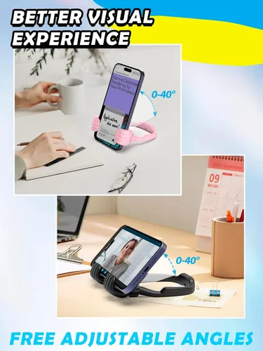 Miniatura 5 de Rellenos de calcetín para adolescentes, niñas, niños, adultos Soporte para teléfono celular: SOPORTE DE TELEFONO CELULAR PEREZOSO CON PULGAR HACIA