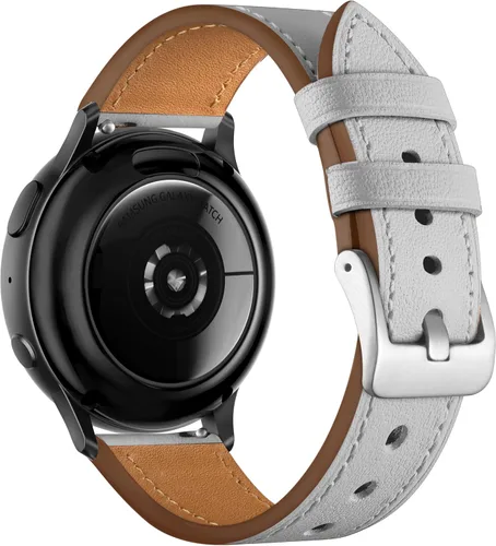 Miniatura 20 de Correa de cuero GEAK compatible con Samsung Galaxy Watch 7 de 40 mm, 44 mm, Galaxy Watch 6 5 4 de 40 mm, 44 mm, Galaxy Watch 6 Classic de 47 mm, 43