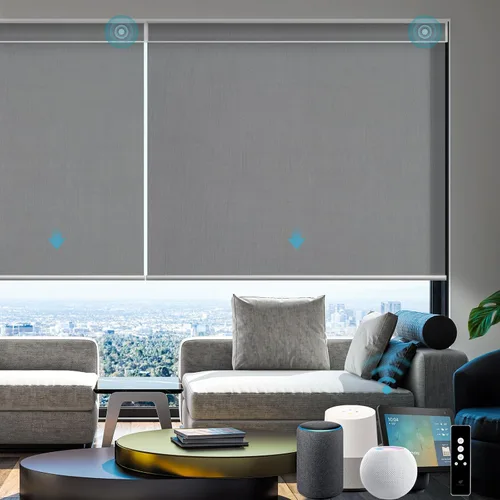 Miniatura 19 de SmartWings Persianas Enrollables Inteligentes Motorizadas con Filtro de Luz, Persianas Eléctricas con Control Remoto para Ventanas Compatibles