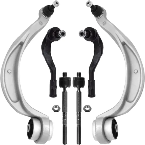 Miniatura 128 de Detroit Axle - Kit de extremo delantero para Chrysler 300 Dodge Charger Challenger 2011-2023, 2 brazos de control inferiores traseros 2 varillas