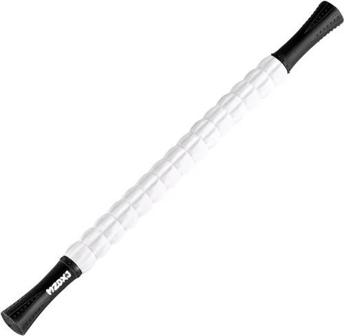 Rodillo de masaje muscular - Pistola de fascia de tejido profundo para alivio del dolor miofascial, drenaje linfático y escultura corporal, Negro