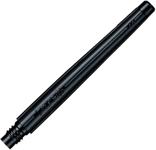 Miniatura 2 de Pentel Cartuchos de pincel para bolígrafo, tinta negra, paquete de 3 (importación japonesa) [Paquete original de Komainu-Dou]