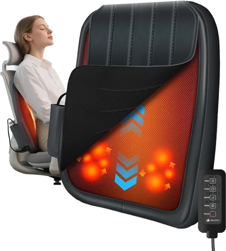 Miniatura 7 de CooCoCo HSA Tienda Elegible Masajeador de Espalda Shiatsu con Calor, Almohadilla de Masaje Portátil para Silla, Alfombrilla de Masaje de Amasamiento