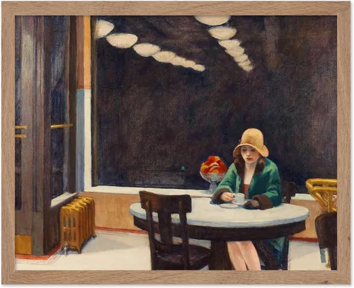Miniatura 254 de Poster Master Póster vintage de pintura de película de Nueva York, impresión retro de teatro, arte Moody, arte de soledad, arte realismo, arte