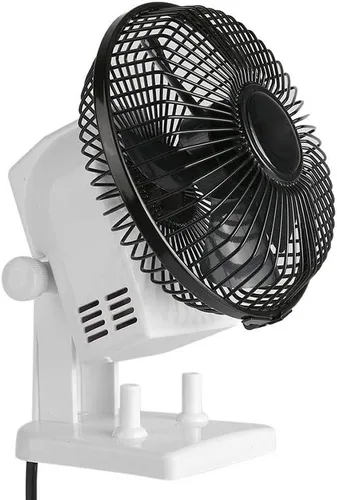 Miniatura 8 de Dioche Mini ventilador eléctrico de uñas con flujo de aire de 13 W de alto, ventilador de escritorio portátil con 2 ajustes de velocidad