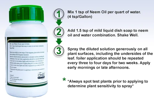 Miniatura 3 de Viagrow® Extracto orgánico de semillas de aceite de neem prensado en frío, protección natural de plantas (paquete de 1) / Un producto de The Harvest