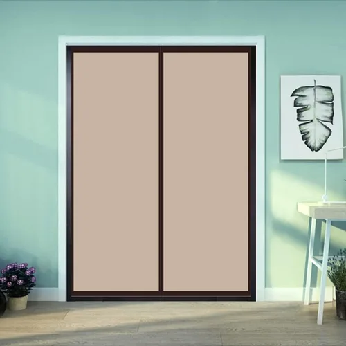 Miniatura 9 de Cortina de puerta con aislamiento magnético, cubierta térmica para puerta, cierre automático, puerta de privacidad de cierre automático para aire