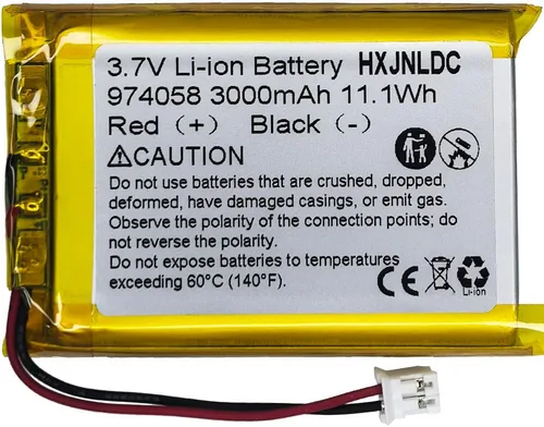 DC 3.7V 3000mAh 974058 Batería de repuesto de polímero de litio recargable para productos electrónicos DIY 3.7-5V con reemplazo de batería de 2