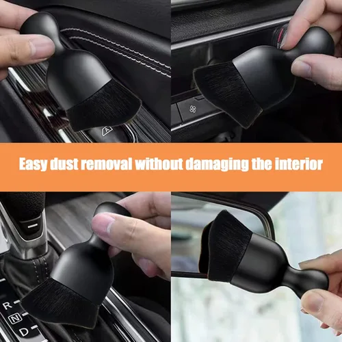 Miniatura 3 de 1 cepillo de polvo para el interior del automóvil, cepillo de detalles automático sin arañazos, cepillo suave de limpieza interior del automóvil