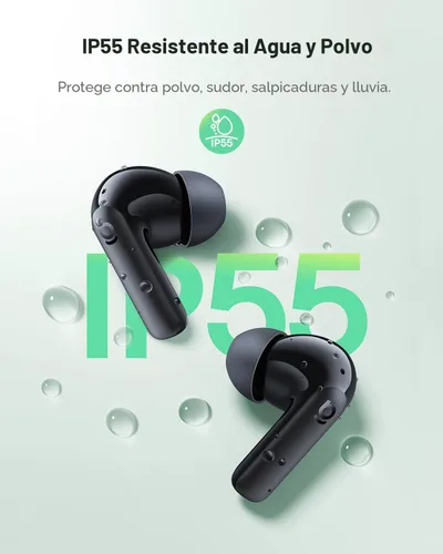 Miniatura 6 de Baseus Bass BP1 NC - Auriculares inalámbricos híbridos con cancelación activa de ruido, controlador Super-Bass de 12mm, 41 horas de reproducción