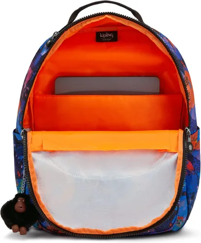 Miniatura 3 de Kipling Mochila para portátil Seoul de 15 pulgadas para mujer, duradera, espaciosa, con correas acolchadas para el hombro, funda protectora