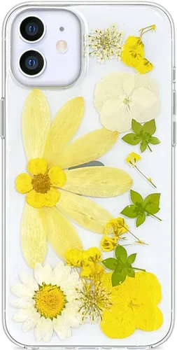 Miniatura 28 de Abbery - Funda diseñada para iPhone 12/12 Pro con purpurina, transparente y linda con diseño de mariposa, correa para la muñeca, brillante