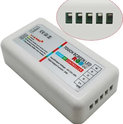 Miniatura 3 de RGBW RGB 4PIN 5PIN Controlador de tira LED 2.4GHz RF Pantalla táctil inalámbrica Control remoto 5050SMD 3528 RGBWW RGBCW LED Strip LED Bombilla