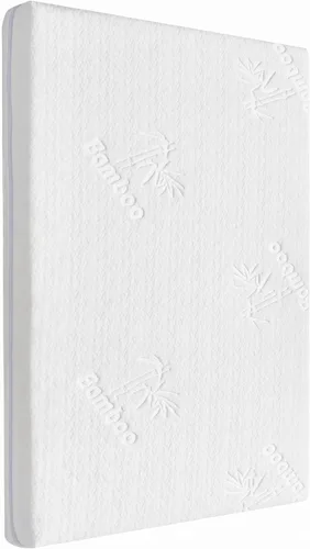 Miniatura 23 de Colchón de moisés de 30 x 15 pulgadas para Dream On Me Lacy: colchón de espuma viscoelástica de gel de doble cara de 2 pulgadas de grosor, apto
