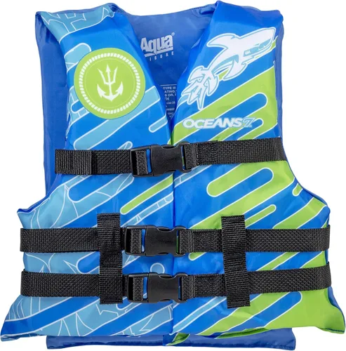Miniatura 5 de Aqua Oceans 7 Life Jacket for Kids - US Coast Guard Approved Life Vest for Infant, Child & Youth Boys and Girls, Open-Side PFD for Boating, Swimming
