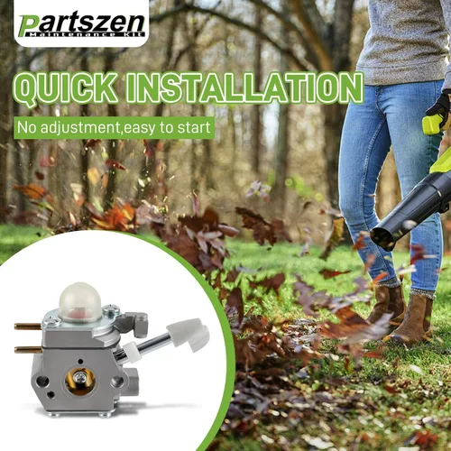 Miniatura 7 de 308054114 308054075 Kit de Carburador Compatible con Homelite 26B Soplador de Hojas UT09526 26cc con Herramienta de Ajuste de Piezas y Filtro de Aire