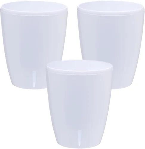Miniatura 8 de DECOPOTS - Juego de 3 macetas de orquídeas de riego automático - Maceta absorbente para flores - Indicador de nivel de agua (juego de 3) - 4.9