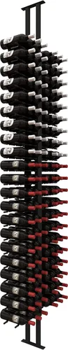 Miniatura 13 de Ultra Wine Racks - Estantería para Vinos de Montaje de Piso a Techo (1 Lado, Profundidad Simple, Negro, Capacidad para 21 Botellas de Vino)