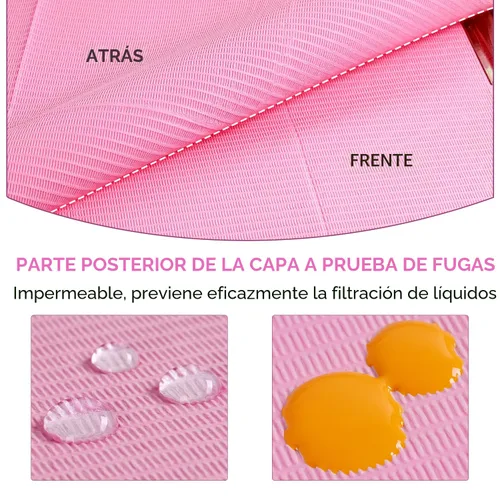 Miniatura 3 de Makartt Alfombrillas de Uñas Desechables: 50 Piezas Fáciles de Limpiar, Toalla de Mesa de Uñas Impermeable de 3 Capas para Manicura y Pedicura