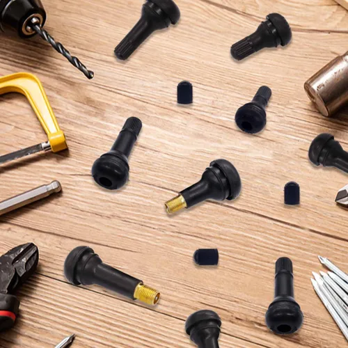 Miniatura 5 de 105 unidades de vástagos de válvula de neumático TR412, TR413, TR414, TR415, de goma negra, vástagos de válvula de inserción para reemplazo