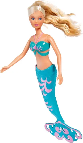 Miniatura 2 de Simba Juguetes - Steffi Love and Evi Mermaid Friends Incluye figura de delfín y peine de caballito de mar A partir de 3 años