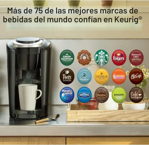 Miniatura 7 de Keurig K-Compact - Cafetera de cápsulas K-Cup de una sola porción, con 3 tamaños de preparación, función Smart Start, depósito extraíble de 36