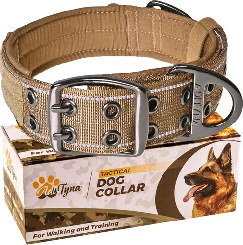 Miniatura 10 de ADITYNA - Collar para perros gigantes con asa - Collar ajustable XXL de 30 a 36 pulgadas - Diseñado exclusivamente para razas de perros enormes como