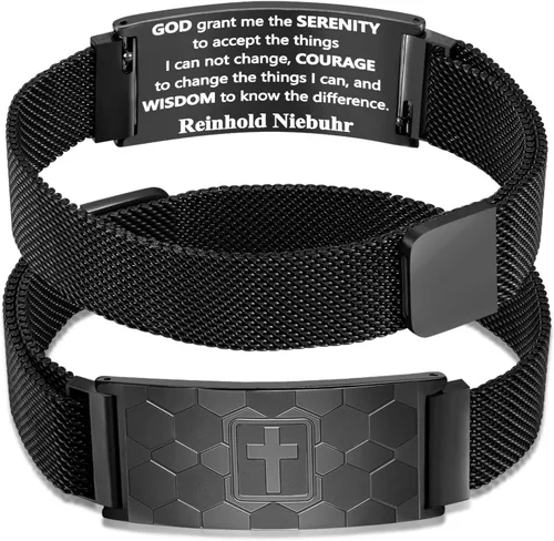Miniatura 8 de Regalos de graduación, pulsera de fútbol, fútbol, baloncesto, béisbol, regalos de pulsera, pulseras de cruz de fe para hombres, bautismo, primera