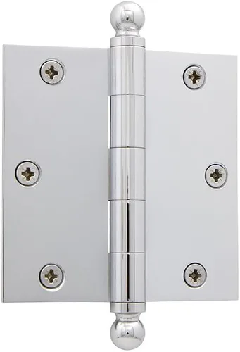 Miniatura 120 de Grandeur Hardware 824304 Bisagra residencial con punta de bellota de 3.5 pulgadas con esquinas de radio de 5/8 pulgadas en peltre antiguo