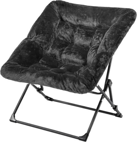 Miniatura 8 de OAKHAM Cómoda silla para adultos, suave piel sintética plegable para dormitorio, sala de estar, dormitorio, silla de lectura flexible