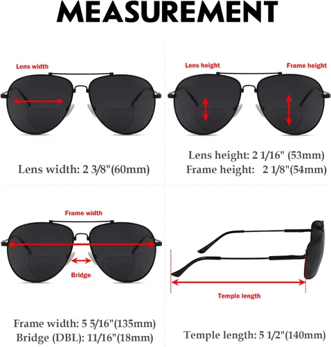 Miniatura 2 de Eyekepper Lentes de sol bifocales polarizados