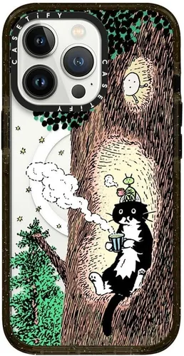 Miniatura 193 de Funda Impact de CASETiFY para iPhone 13 Pro Max con Magsafe - Estuche Claro Cuento de Invierno - Claro Negro Estuche transparente Winter Tale
