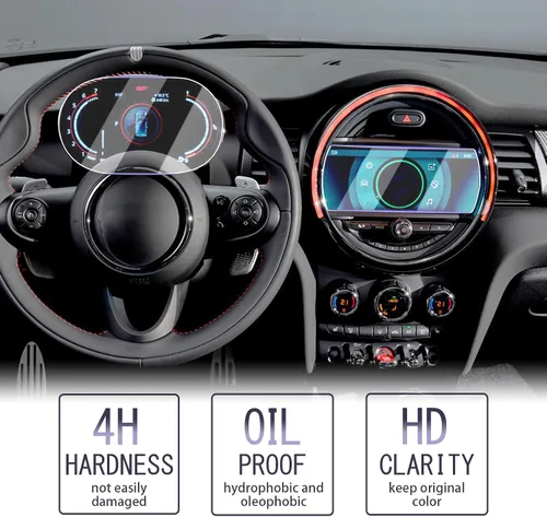 Miniatura 2 de Protector de pantalla Mini Cooper F55 F56 F57 2024 2025 Mini 8.8 pulgadas, protector de pantalla de infoentretenimiento, láminas protectoras de Mini