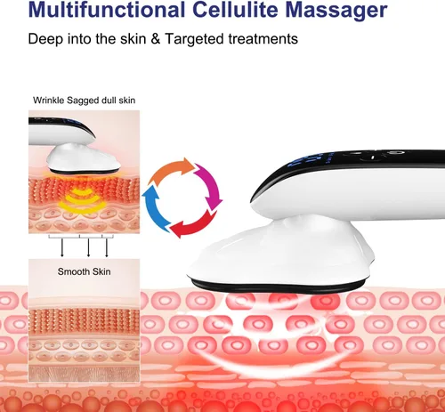 Miniatura 3 de CENXIGO Masajeador de celulitis Pro Max de 4 cabezas, máquina de moldear cuerpo inalámbrico para brazos, piernas, espalda.
