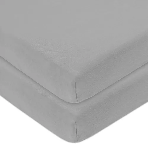 Miniatura 21 de American Baby Company - Juego de 2 sábanas ajustadas de mini cuna 100% algodón natural 38" x 24" - Sábanas portátiles pequeñas y transpirables