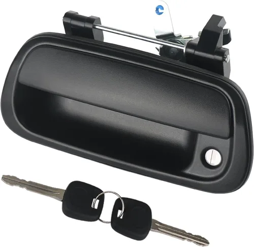 Miniatura 8 de Manija de Compuerta Trasera Manija de Pestillo de Compuerta Trasera con Cilindro de Cerradura de Llave Cromado Compatible con Toyota Tundra