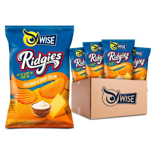 Miniatura 12 de Wise Snacks BBQ Patatas fritas, 0.75 onzas (paquete de 40) – Asador crujiente y sabroso, sin gluten, sin OMG, papas fritas perfectas para fiestas
