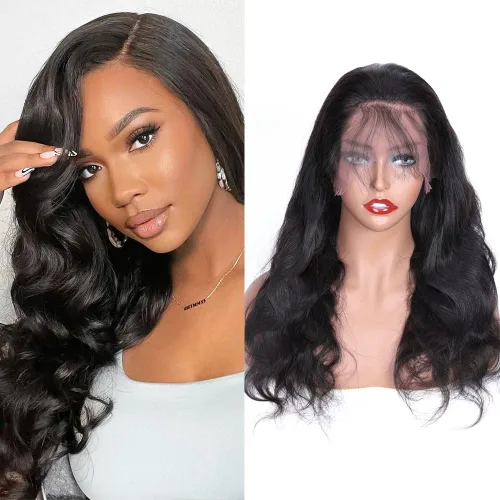 Miniatura 17 de Cabello humano ondulado con cierre frontal de encaje HD 4 x 4, cierre de encaje con cabello de bebé, cabello humano 100% virgen brasileño