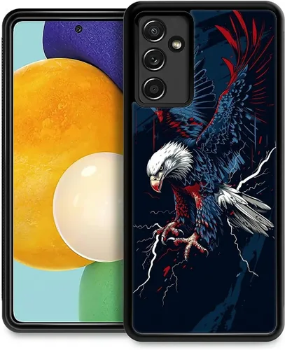 Miniatura 11 de CARLOCA Funda compatible con Samsung Galaxy A13 5G con patrón de camino del desierto naranja alienígena, antideslizante, cuatro esquinas, absorción