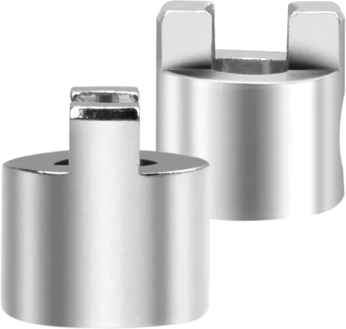 Miniatura 5 de ShareGoo - Paquete de 6 conectores de latón a control remoto para perros, horquilla de remo de 0.125 in/0.157 in/0.197 in/0.250 in para accesorios