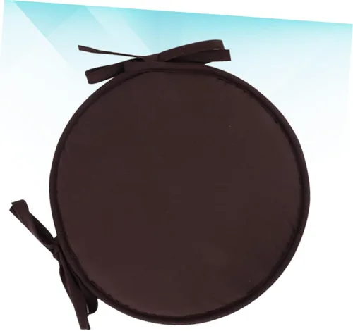 Miniatura 8 de Homoyoyo 2 cojines redondos de oficina para exteriores, cojines de asiento para sillas de comedor, sillas redondas para exteriores, cojines