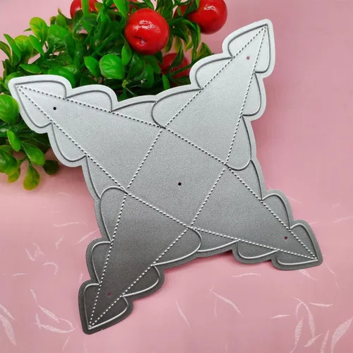 Miniatura 3 de Troqueles para álbum de recortes, troqueles de metal de Navidad para hacer tarjetas, plantilla de perforación para manualidades de papel, plantillas
