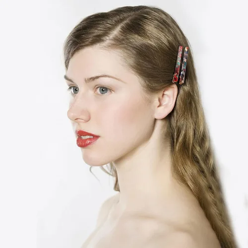 Miniatura 2 de Cobahom 6 pinzas para el cabello, accesorios para el cabello para mujeres, pasadores de pico de pato de resina, pinzas para el cabello elegantes