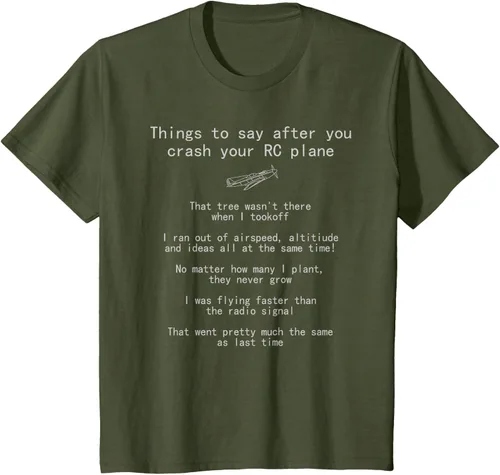 Miniatura 14 de Cosas que decir cuando te estrellas con tu camiseta RC Plane hobby