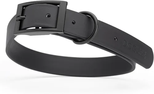 Miniatura 39 de Dogline Biothane - Collar impermeable para perro con hebilla de liberación rápida, resistente cincha de nailon recubierta con resistente y a prueba
