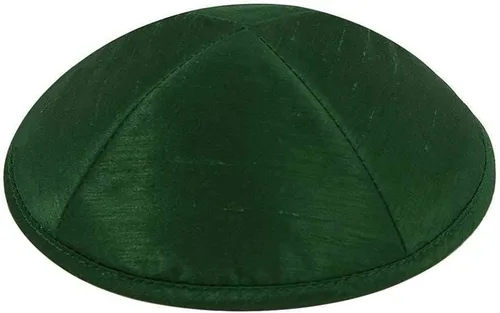 Miniatura 5 de Zion Judaica Deluxe Raw Silk Kippot Paquetes a granel o kipá individual incluye clips gratis