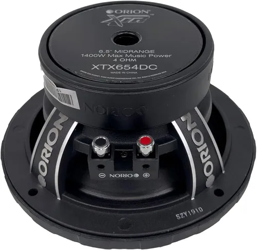 Miniatura 4 de ORION XTR XTX654DC Altavoces de Rango Medio con Tapa Antipolvo de Alta Eficiencia de 6.5", Potencia Máxima 1400W, 350W RMS, 4 Ohmios, Bobina de Voz